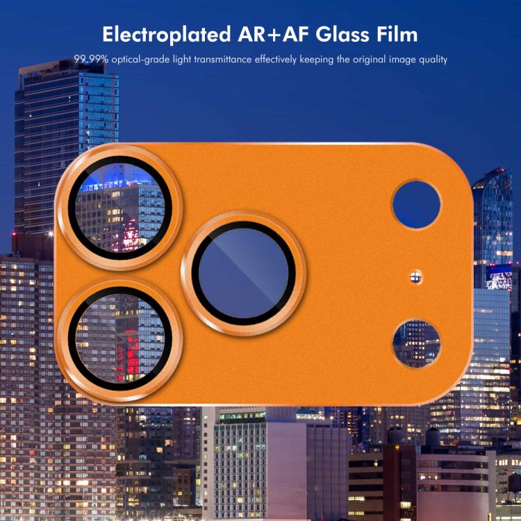 For iPhone 17 Pro Max ENKAY Anti-reflection Camera Lens Frosted Armor Aluminium Alloy Tempered Glass Film