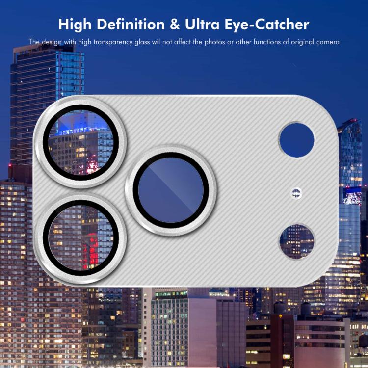 For iPhone 17 Pro Max ENKAY CD Texture Aluminium Alloy Tempered Glass Lens Cover Film