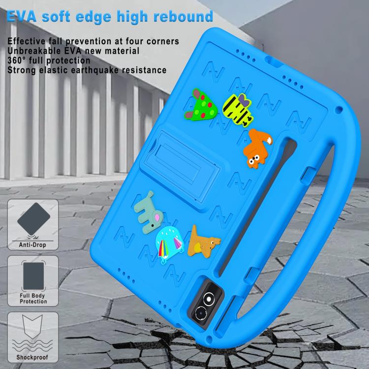 For Lenovo Tab P12 2023 12.7 Cartoon Sparrow EVA Shockproof Tablet Case with Shoulder Strap