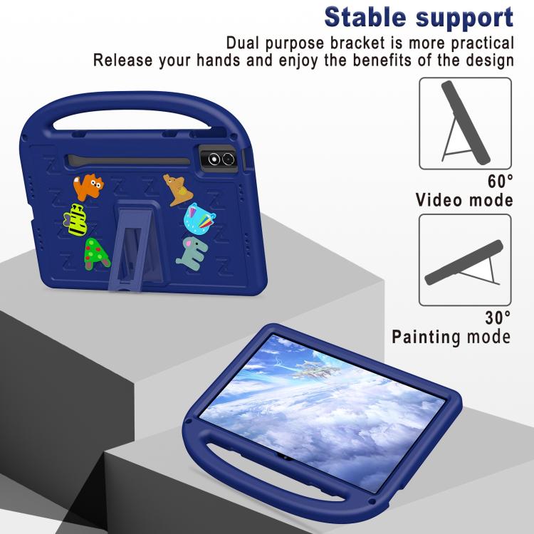 For Lenovo Tab P12 2023 12.7 Cartoon Sparrow EVA Shockproof Tablet Case with Shoulder Strap