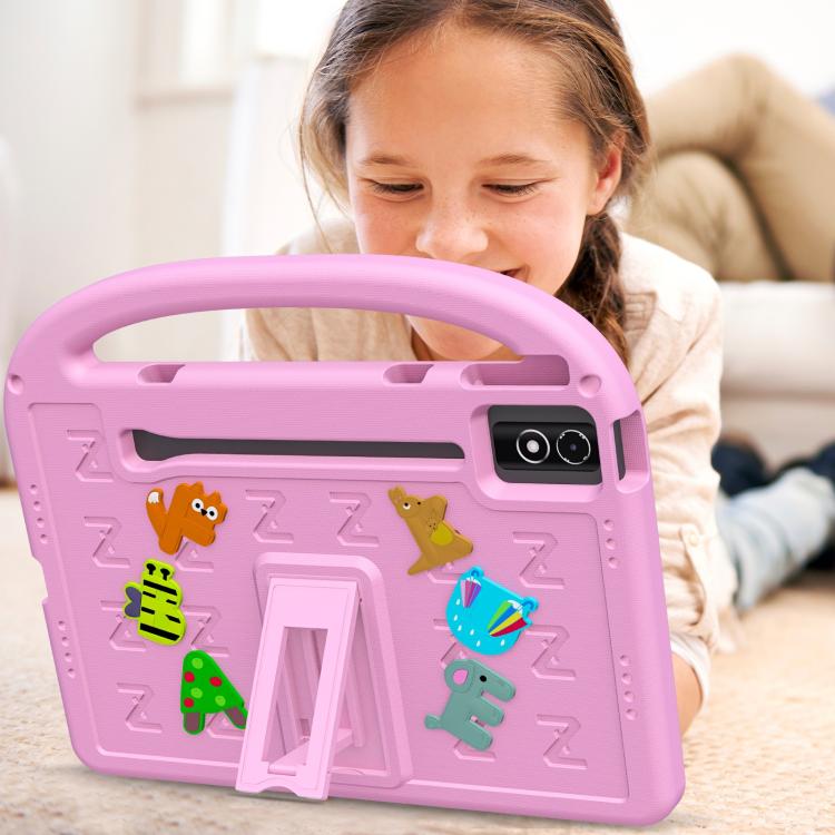 For Lenovo Tab P12 2023 12.7 Cartoon Sparrow EVA Shockproof Tablet Case with Shoulder Strap