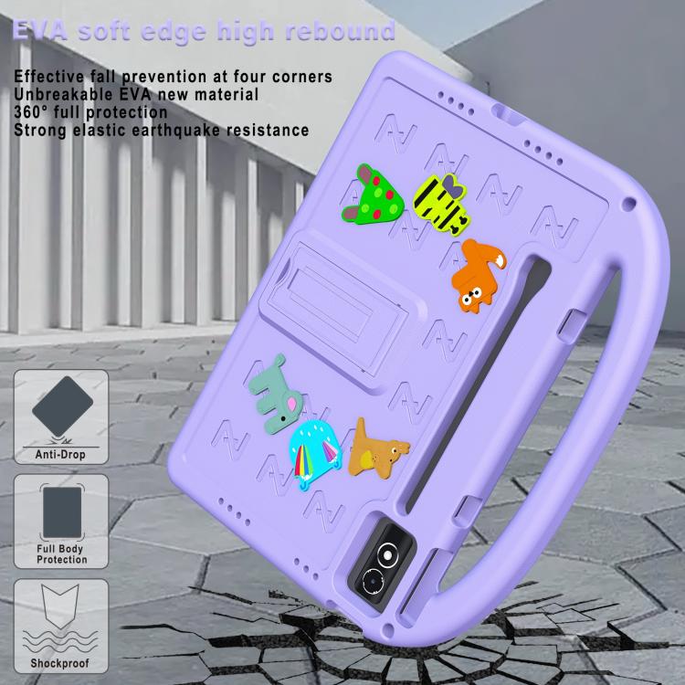 For Lenovo Tab P12 2023 12.7 Cartoon Sparrow EVA Shockproof Tablet Case with Shoulder Strap