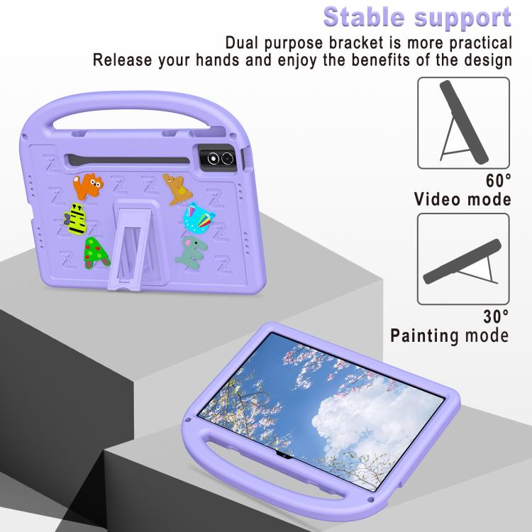 For Lenovo Tab P12 2023 12.7 Cartoon Sparrow EVA Shockproof Tablet Case with Shoulder Strap