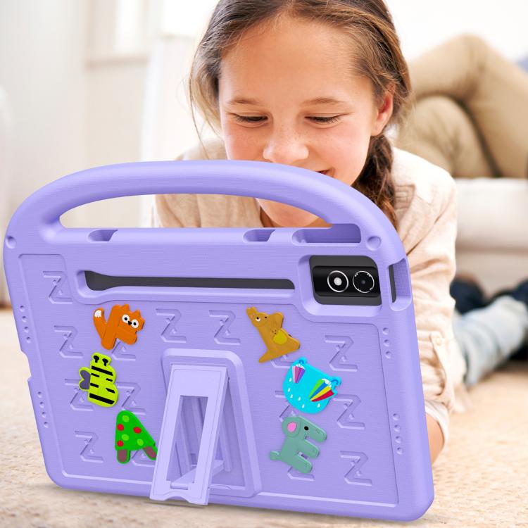 For Lenovo Tab P12 2023 12.7 Cartoon Sparrow EVA Shockproof Tablet Case with Shoulder Strap
