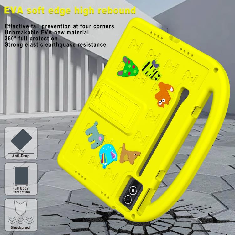 For Lenovo Tab P12 2023 12.7 Cartoon Sparrow EVA Shockproof Tablet Case with Shoulder Strap