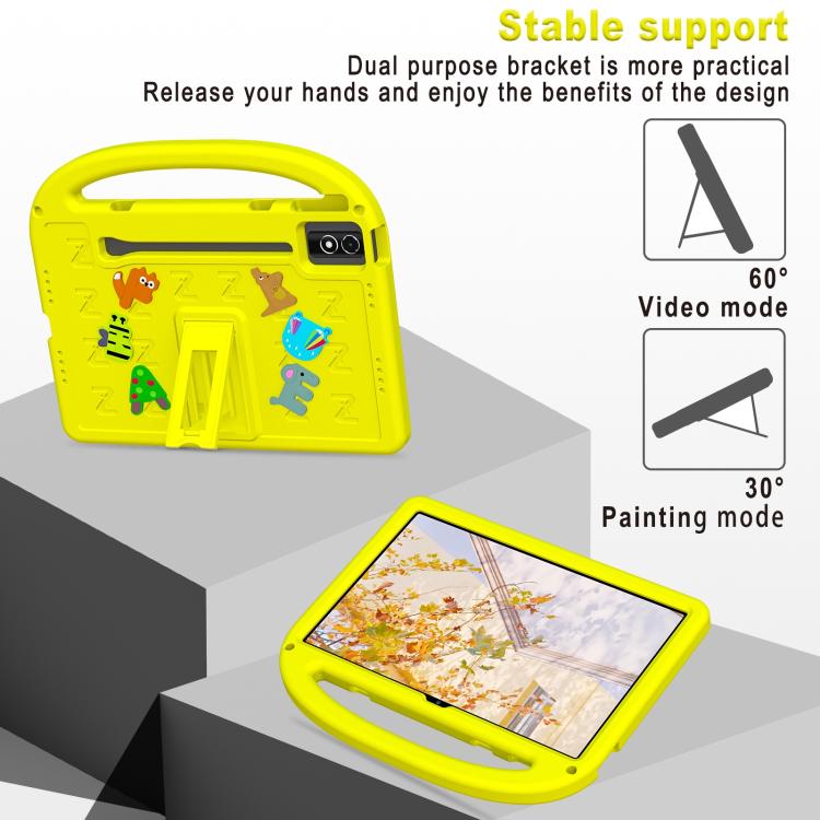 For Lenovo Tab P12 2023 12.7 Cartoon Sparrow EVA Shockproof Tablet Case with Shoulder Strap