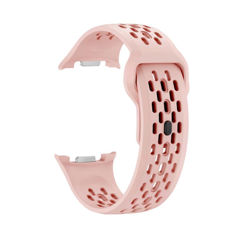 For Samsung Galaxy Watch8 44mm Speed Bezel and Black Reverse Buckle Silicone Watch Band