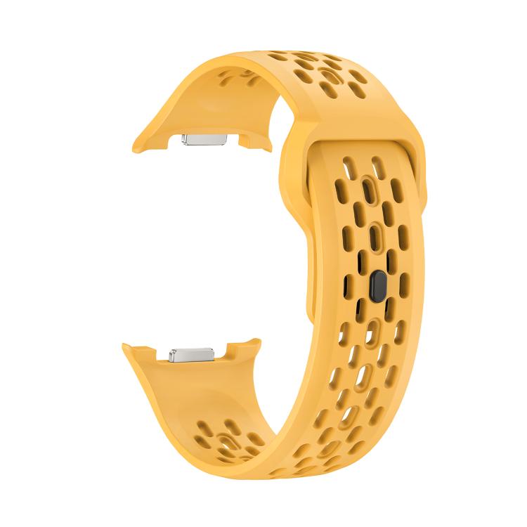 For Samsung Galaxy Watch8 44mm Speed Bezel and Black Reverse Buckle Silicone Watch Band