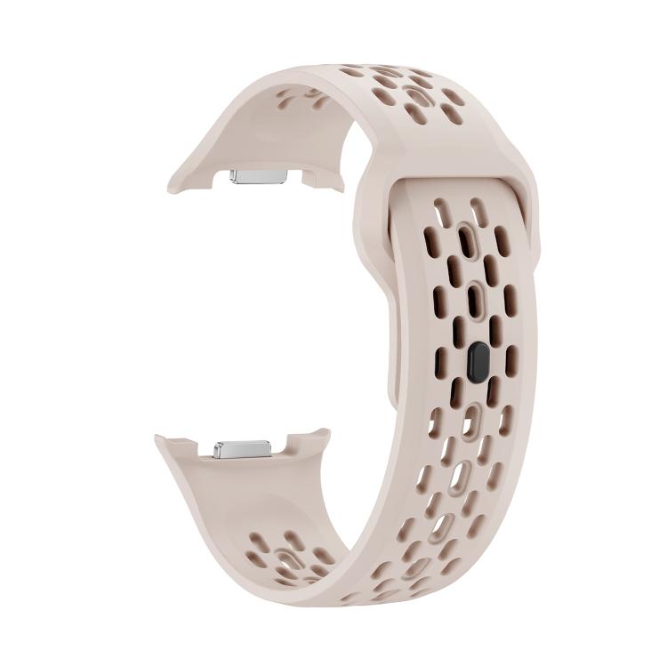 For Samsung Galaxy Watch8 40mm Speed Bezel and Black Reverse Buckle Silicone Watch Band