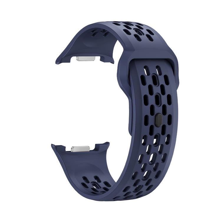 For Samsung Galaxy Watch8 40mm Speed Bezel and Black Reverse Buckle Silicone Watch Band