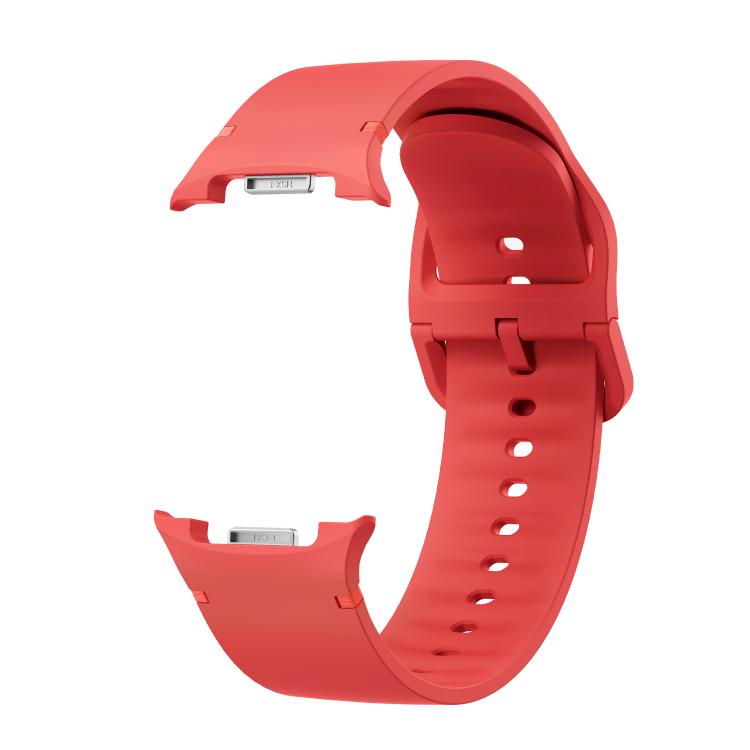 For Samsung Galaxy Watch8 40mm Speed Bezel and Solid Color Stitched Silicone Watch Band