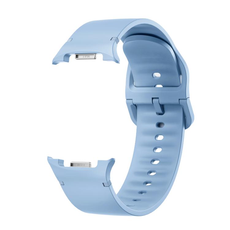 For Samsung Galaxy Watch8 40mm Speed Bezel and Solid Color Stitched Silicone Watch Band