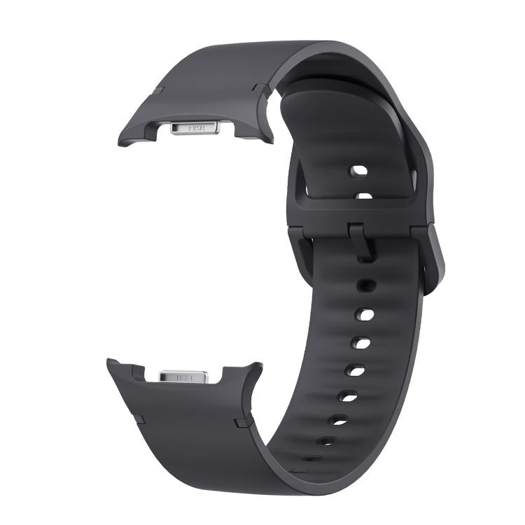 For Samsung Galaxy Watch8 40mm Speed Bezel and Solid Color Stitched Silicone Watch Band