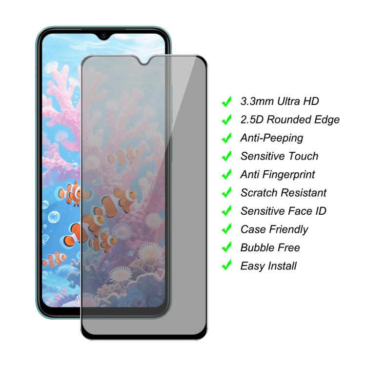 For Samsung Galaxy A17 5G JUNSUNMAY 25pcs Silk Print Full Coverage Privacy Tempered Glass Film