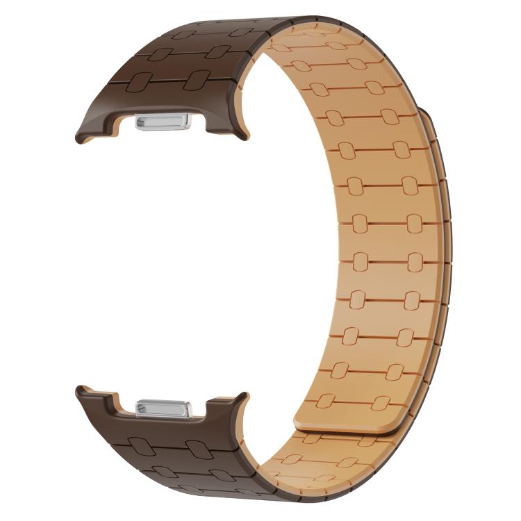 For Samsung Galaxy Watch8 / Watch8 Classic Integrated Magnetic Silicone Watch Band