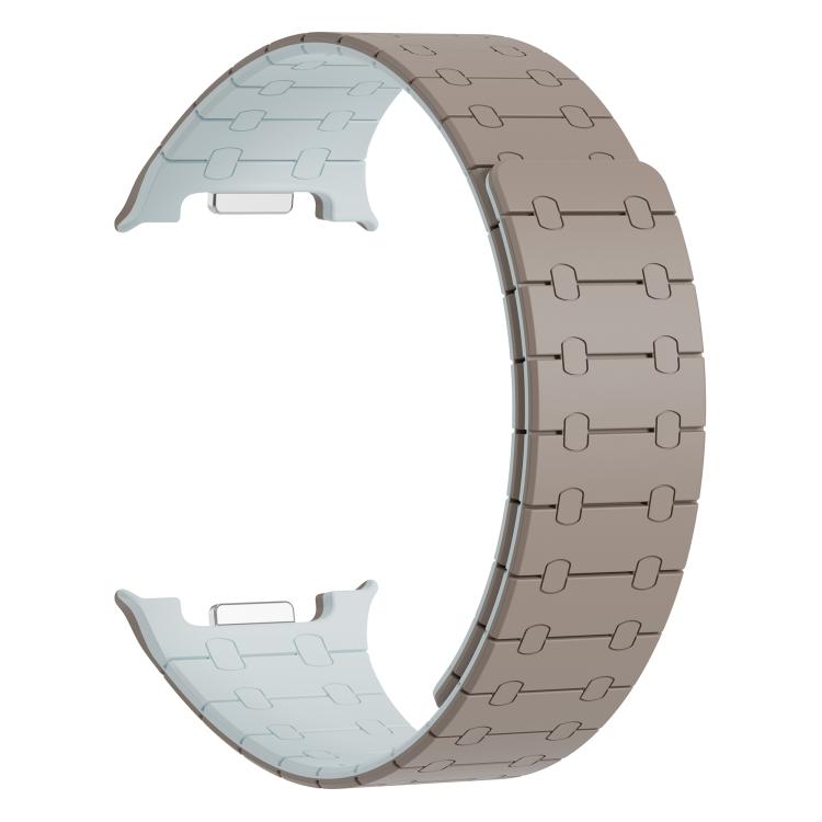 For Samsung Galaxy Watch8 / Watch8 Classic Integrated Magnetic Silicone Watch Band