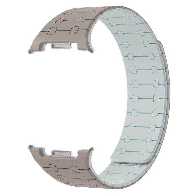 For Samsung Galaxy Watch8 / Watch8 Classic Integrated Magnetic Silicone Watch Band