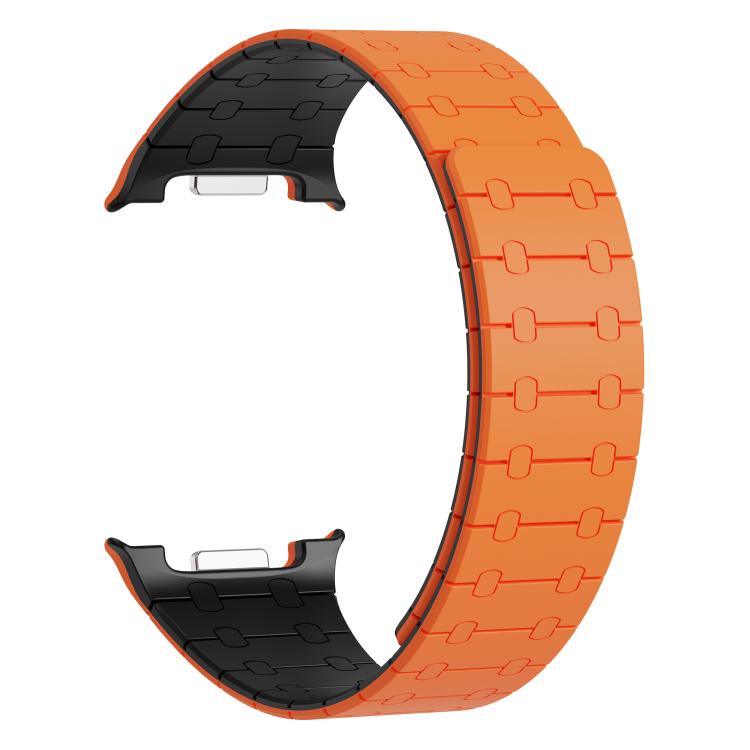 For Samsung Galaxy Watch8 / Watch8 Classic Integrated Magnetic Silicone Watch Band