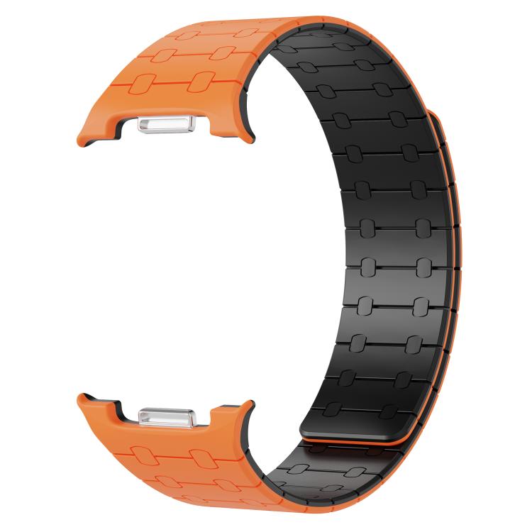 For Samsung Galaxy Watch8 / Watch8 Classic Integrated Magnetic Silicone Watch Band