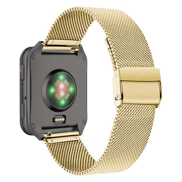 For Garmin Venu X1 Double Buckle Milanese Stainless Steel Watch Band
