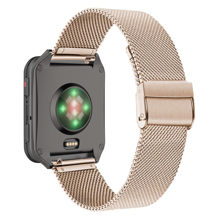 For Garmin Venu X1 Double Buckle Milanese Stainless Steel Watch Band
