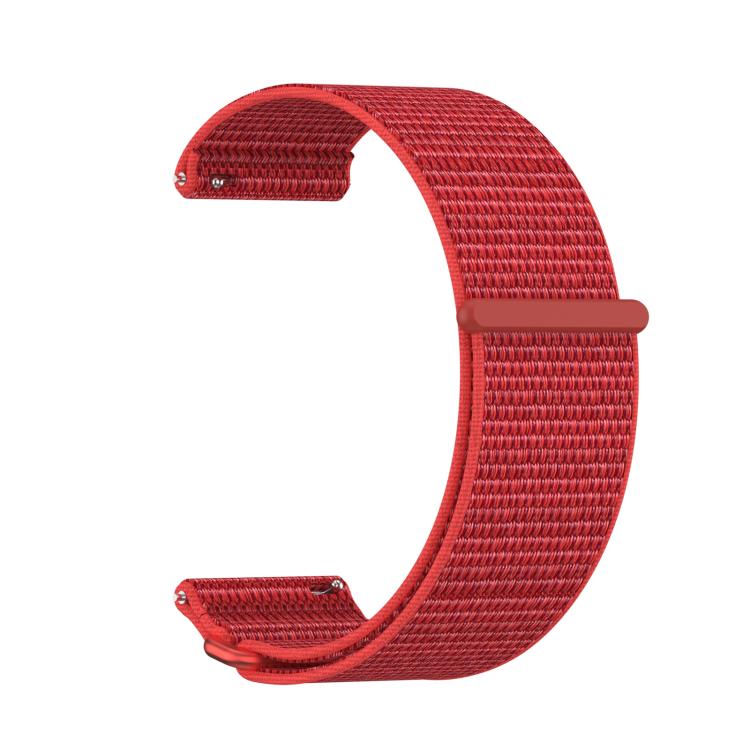 For Garmin Venu X1 Two Section Metal Ring Nylon Hook and Loop Fastener Watch Band