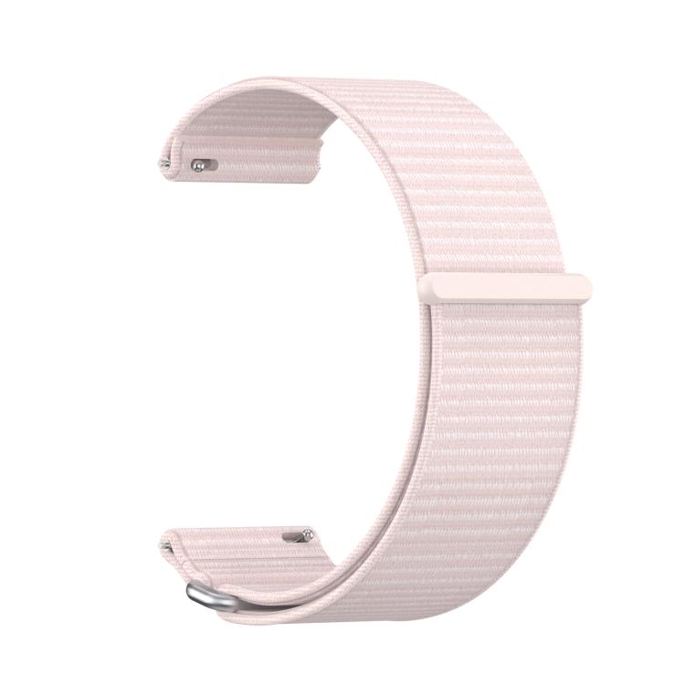 For Garmin Venu X1 Two Section Metal Ring Nylon Hook and Loop Fastener Watch Band
