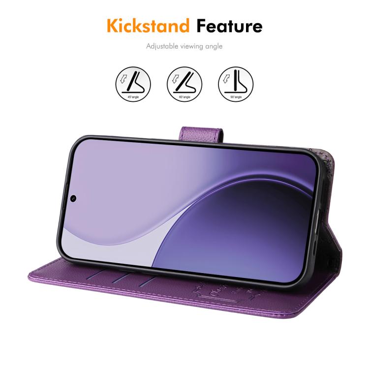For OPPO Reno14 F / Reno14 / Reno13 Global ENKAY RFID Blocking Wallet Kickstand Litchi Texture Leather Phone Case