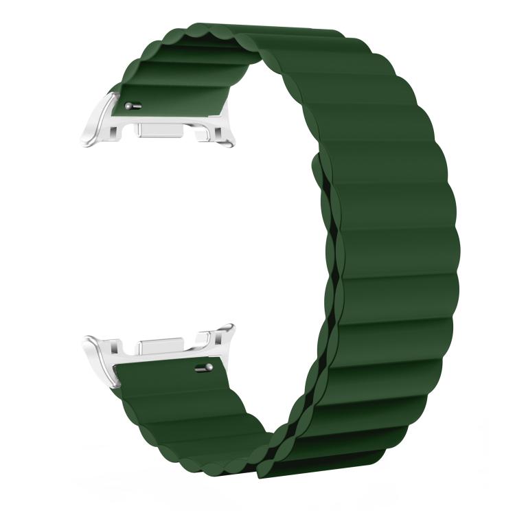 For Samsung Galaxy Watch8 / Watch8 Classic Magnetic Silicone Watch Band