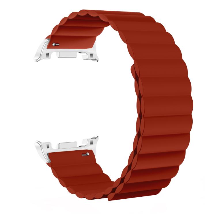 For Samsung Galaxy Watch8 / Watch8 Classic Magnetic Silicone Watch Band