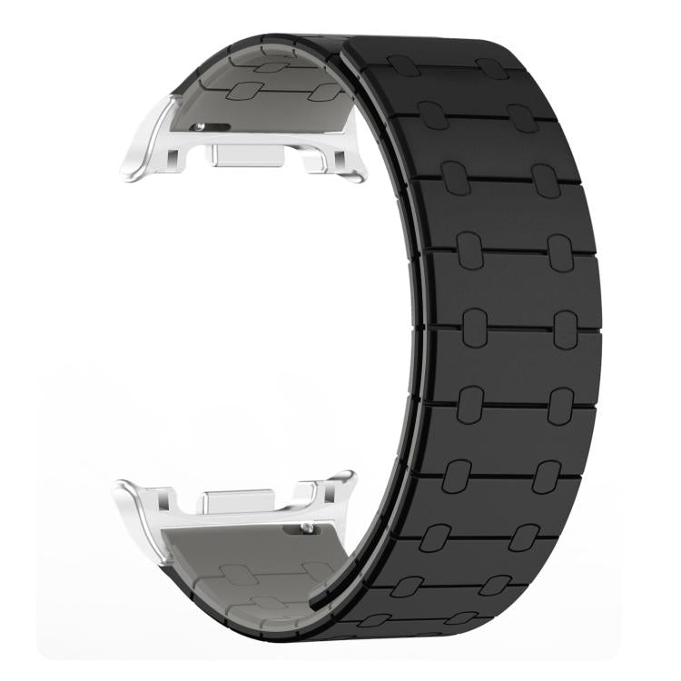 For Samsung Galaxy Watch8 / Watch8 Classic Two Color Loop Magnetic Silicone Watch Band