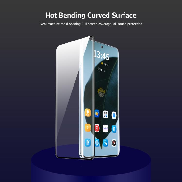For Motorola Edge 60 Fusion 5G ENKAY 3D Curved Full Glue Hot Bending Tempered Glass Full Film