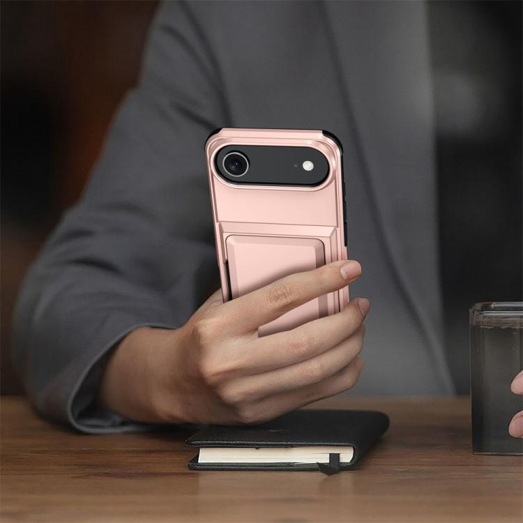 For iPhone Air Kalebol Flip Card Wallet Holder Shockproof Phone Case