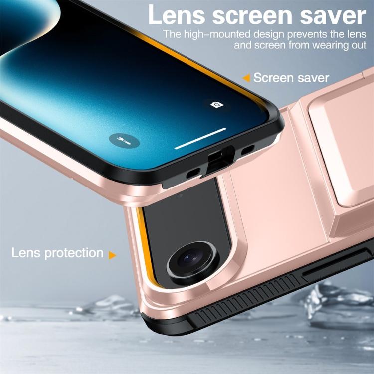 For iPhone Air Kalebol Flip Card Wallet Holder Shockproof Phone Case