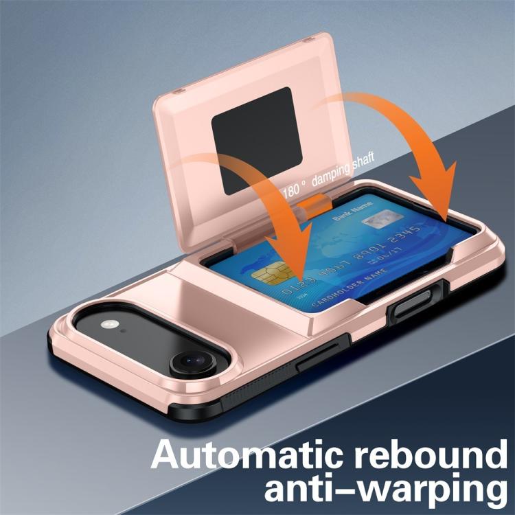 For iPhone Air Kalebol Flip Card Wallet Holder Shockproof Phone Case
