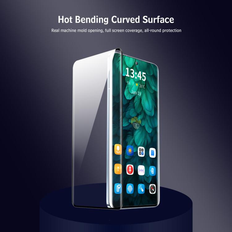 For Infinix Hot 60 Pro+ ENKAY Hat-Prince Hot Bending Full Coverage Side Glue Tempered Glass Film