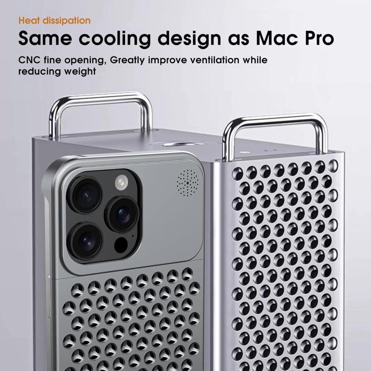 For iPhone 13 Kalebol Aromatherapy Aluminum Alloy Cooling Phone Case