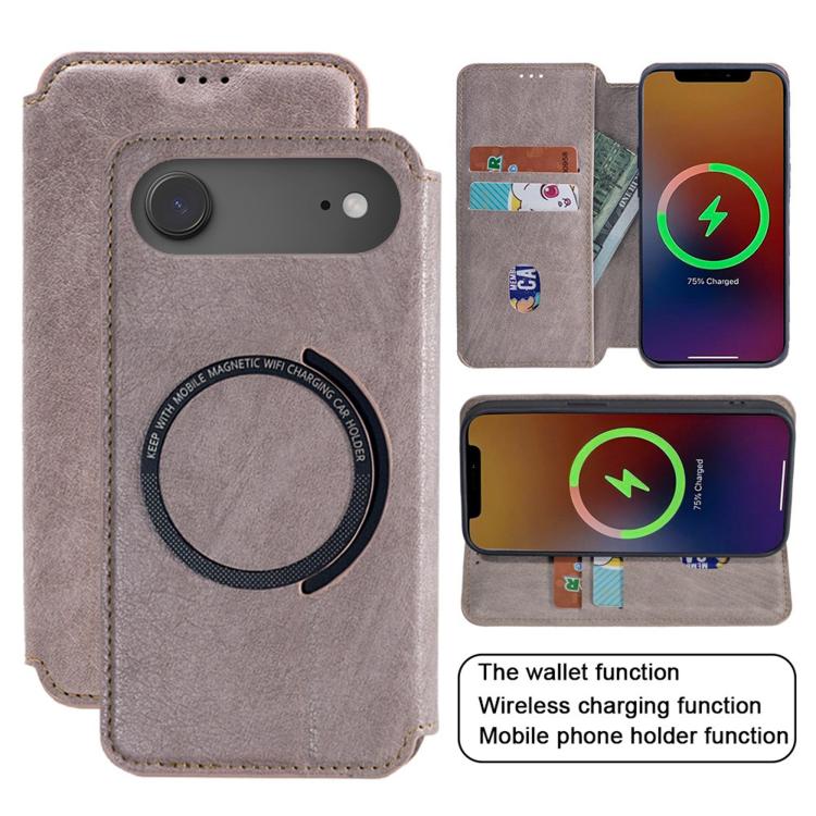 For iPhone Air Kalebol Flip Card Slot MagSafe Leather Phone Case