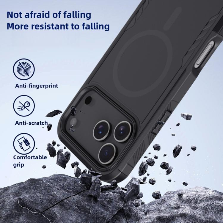 For iPhone 17 Pro Max Kalebol 2 in 1 Matte MagSafe Shockproof Phone Case