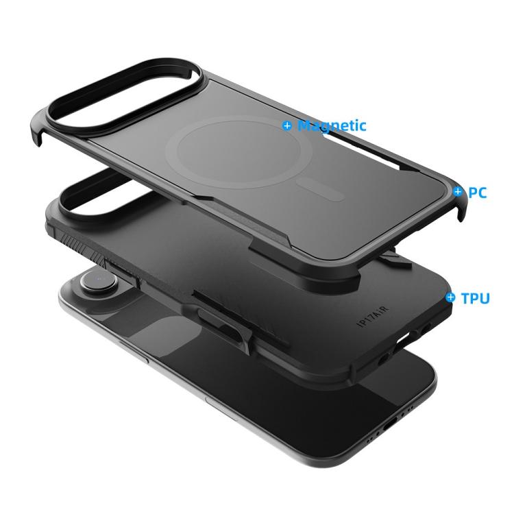 For iPhone Air Kalebol 2 in 1 Matte MagSafe Shockproof Phone Case