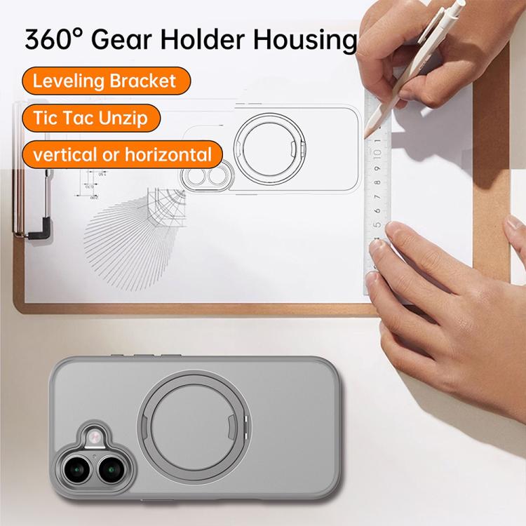 For iPhone 17 Kalebol Rotating Magnetic Holder MagSafe Phone Case