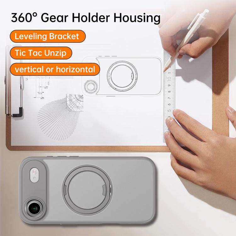 For iPhone Air Kalebol Rotating Magnetic Holder MagSafe Phone Case