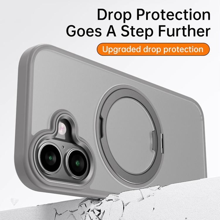For iPhone 16 Kalebol Rotating Magnetic Holder MagSafe Phone Case