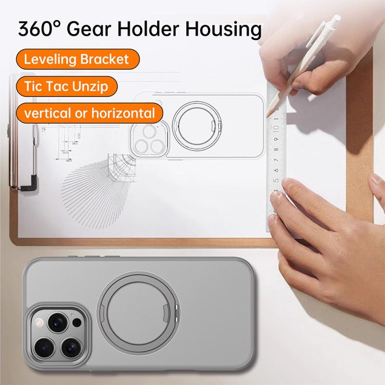 For iPhone 16 Pro Kalebol Rotating Magnetic Holder MagSafe Phone Case