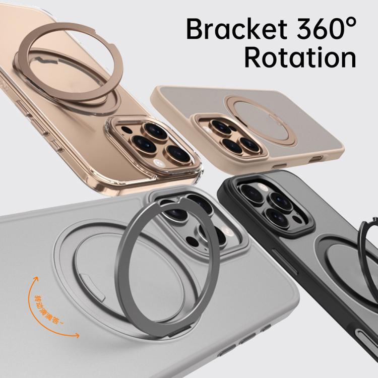 For iPhone 16 Pro Kalebol Rotating Magnetic Holder MagSafe Phone Case