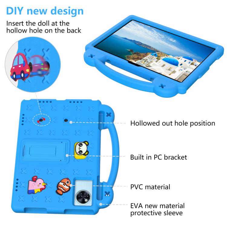 For Doogee Tab E3 10.95 2025 Handle Kickstand Children EVA Shockproof Tablet Case
