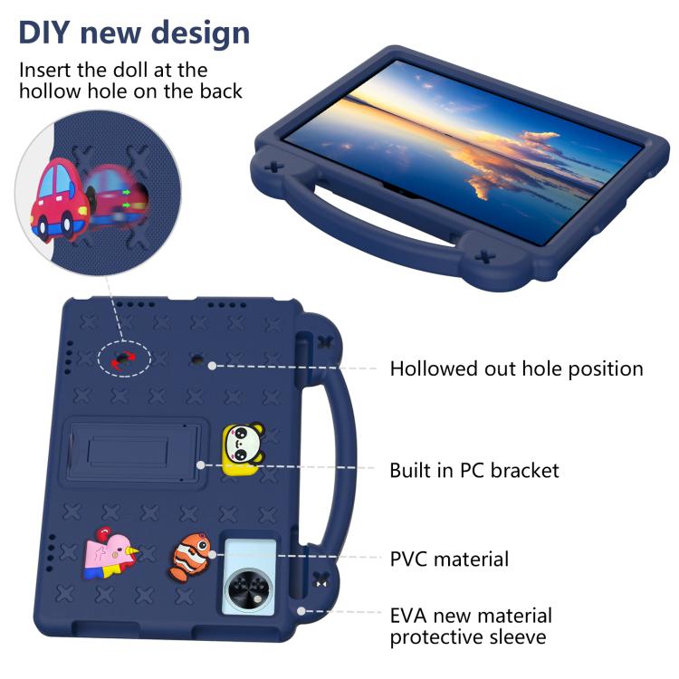 For Doogee Tab E3 10.95 2025 Handle Kickstand Children EVA Shockproof Tablet Case