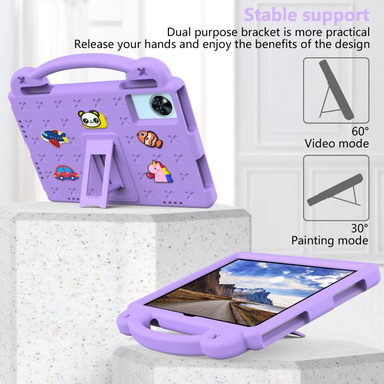For Doogee Tab E3 10.95 2025 Handle Kickstand Children EVA Shockproof Tablet Case