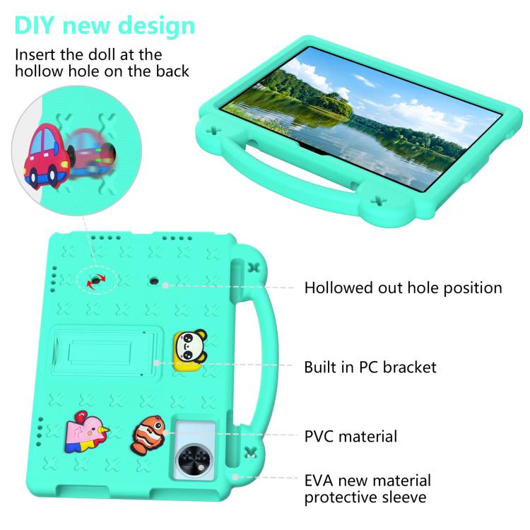 For Doogee Tab E3 10.95 2025 Handle Kickstand Children EVA Shockproof Tablet Case