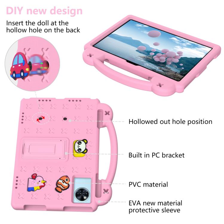 For Doogee Tab G6 / G6+ 11 Handle Kickstand Children EVA Shockproof Tablet Case